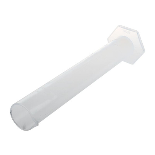 2X Lab Set 250mL Clear White Plastic Liquid Measurement Graduated Cylinder 2