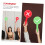 2pcs Classroom Answer Paddles Red Voting Boards for Events with Durable Easy Clean Surface 2