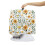 Kitchen Dust Cover for Stand Mixer – Front Pockets, Top Handle, Compatible with 6-8 Quart Mixers, Flower White 4