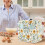 Kitchen Dust Cover for Stand Mixer – Front Pockets, Top Handle, Compatible with 6-8 Quart Mixers, Flower White 6