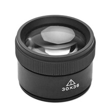 30X Jewelry Loupe Watch Magnifier with SingleEye Focus Lens for Gemstone and Detail Viewing