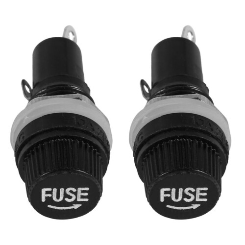 100 Pcs Electrical Panel Mounted 5 X 20mm Fuse Holder 2
