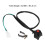 2Pcs Motorcycle Starter Kill Stop Switch Horn Button with Mounting Hardware Assorted Color 2