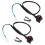 2Pcs Motorcycle Starter Kill Stop Switch Horn Button with Mounting Hardware Assorted Color 5