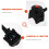 2Pcs Motorcycle Starter Kill Stop Switch Horn Button with Mounting Hardware Assorted Color 6