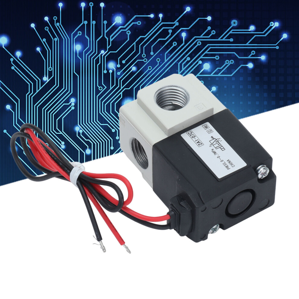 G1/4 Air Pneumatic Solenoid Valve 2-Position 3-Way, Aluminium 8411376755562