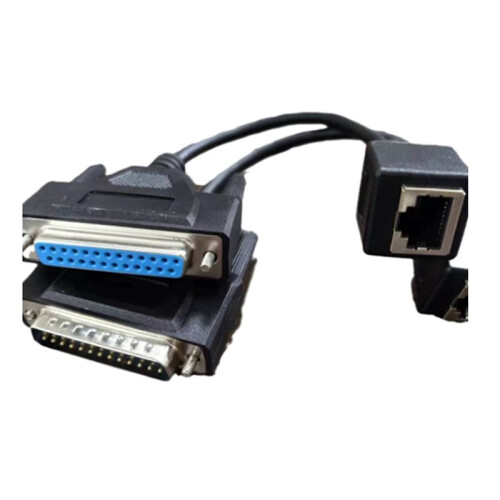 4x Cable de Señal ILDA A RJ45 DB25 Macho y Hembra ILDA A Red 2