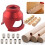 Vertical Punching Locator W/ 2-10 Mm Drill Bushing for Carpentry (Red Grooved) 2