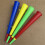 Cornes d'acclamation en plastique assorties, couleur vive, pour 4