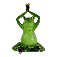 Cute Frogs Ornament Detailed Resin Craft Animal Figurine For-3