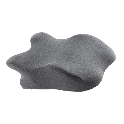 Breathable Cotton Back Pillow Comfortable Memory Foam-Dark Gray