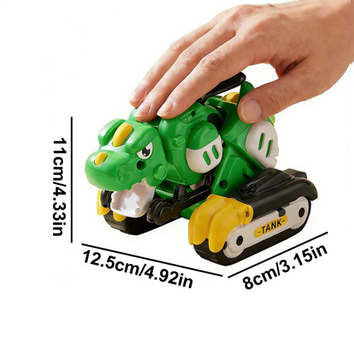 Dinosauriebilleksak med kollisionstransformation – STEM 1