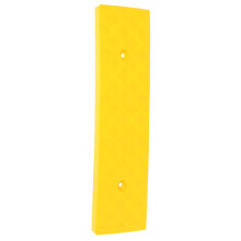 Heavy Duty Car Curb Ramp 3cm , NonSlip Driveway Threshold Ramp for Vehicles and Wheelchairs, Yellow 49x12.5x3CM