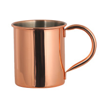Stainless Steel Drinking Cup with Ergonomic Handle 410ml