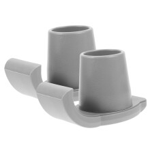 2pcs Non‑Slip Walking Stick Rubber Tip Covers for Cane or Crutch, Durable Floor Protection Design