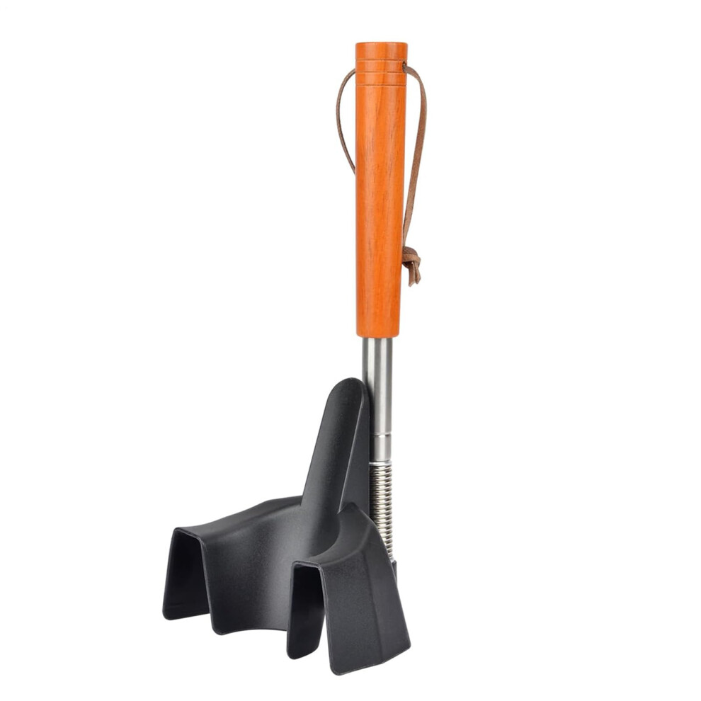 Telescopic Metal Shoe Horn with Adjustable Long Handle for Seniors, Durable Extended Design for Easy Wearing