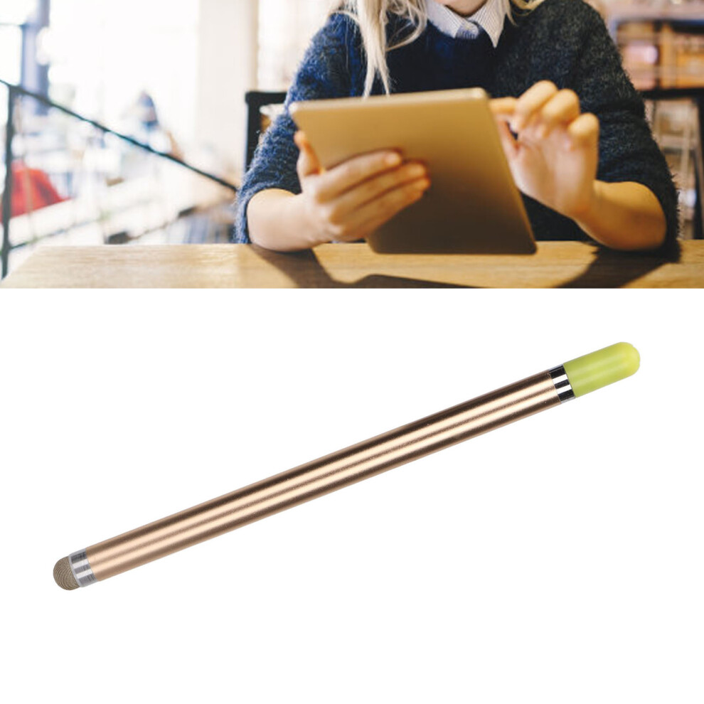 Metal Fiber Tip Stylus Pen For Phone & Tablet—Smooth, Quiet, Soft, Colorful Gold 9451390660458