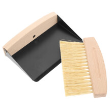 Mini Broom and Dustpan Set with Long Handle, Compact Desktop Cleaning Brush for Home and Office