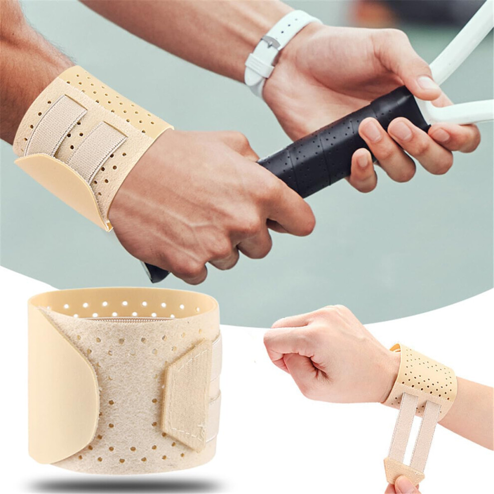 Adjustable Carpal Tunnel Wrist Support Brace with Breathable Elastic Compression Wrap for Sports and Work