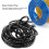 Spiralkabelopvikling, ledningsbeskyttende bindeorganizer, hjemmekontor, ledningshåndtering, 10 mm (sort) 4