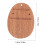 Solid Wood Kalimba Baseboard Replacement for Thumb Piano with Smooth Surface and Acoustic Stability 2
