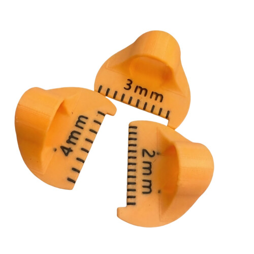 Easy to Use Sewing Measurement Templates Suitable for-Yellow