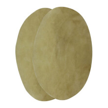 2Pcs Natural Goat Skin Drum Head for Djembe, Clear Resonant Sound, Durable Leather, Easy Clean 30cm