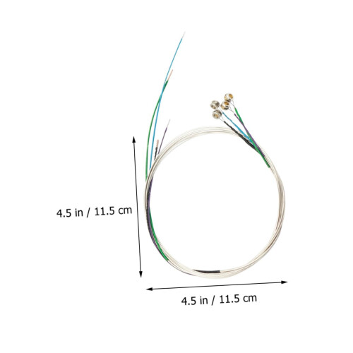 4pcs Stainless Steel Replacement Strings Set, Durable Construction with Stable Tension Performance 1