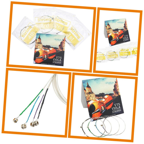 4pcs Stainless Steel Replacement Strings Set, Durable Construction with Stable Tension Performance 2