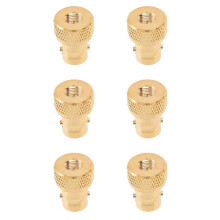 6X SMA Male to BNC Female Jack M/F Straight Type RF Adapter Coaxial Connector