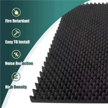 4 Paquet de Panneaux Acoustiques en Mousse, 48 X 24 X 2 Pouces Panneaux Insonorisants Haute Densité pour la Maison, le Bureau, la Salle