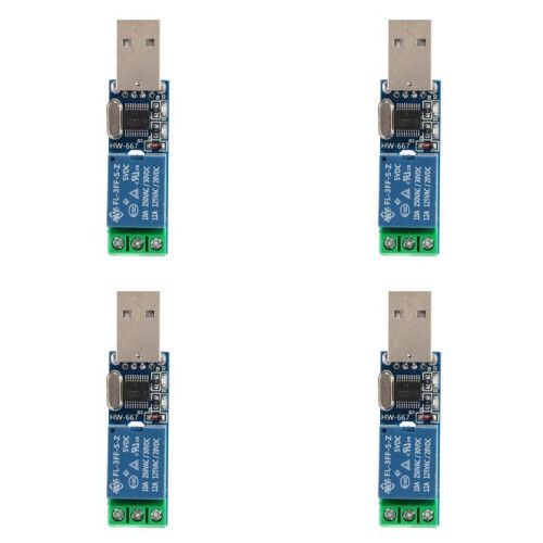 4X LCUS - Type 1 USB Relay Module USB Intelligent  Control