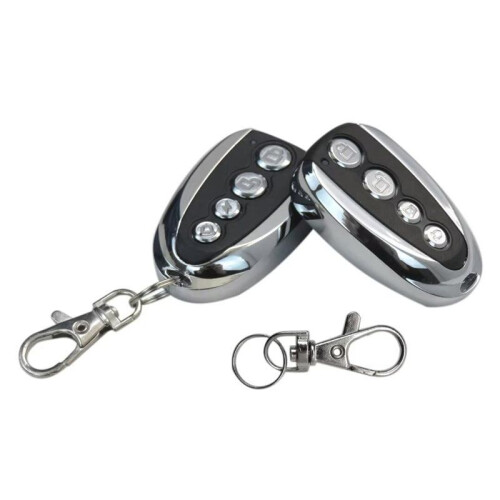 4x Remote Control for Automatic Gate Opener -433.92 MHz Electric Rolling Driveway Security Kit with Backup Keys 1