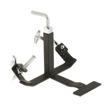 Drum Cowbell Bracket Pedal Attachment for Drum Set, Adjustable Angle, Hands Control