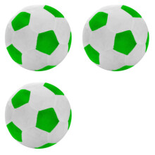3X Voetbalsportbal Sierkussen Gevuld Zacht Pluche Speelgoed voor Peuter Baby Jongens Kindercadeau, 8 Inch LX 8 Inch WX 8 Inch H, Groen