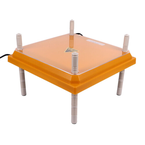 Angled Chicken Brooder Heater Plate 10x10 Inch Yellow – Even Heat, SpaceSaving Design for Chicks