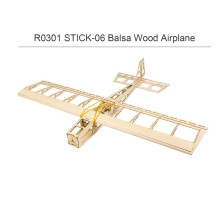 2X R03 STICK-06 Avión 580 mm Envergadura Madera de Balsa DIY Avión Eléctrico RC Juguete Volador Versión Sin Ensamblar Individual