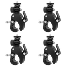 4X Screw Tripod Clamp Stand Sport Camera Holder Bicycle Mount Clip Holder