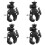 4X Vis Trépied Pince Support Sport Caméra Support Vélo Support Clip Support 1