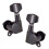 Stämningspinnar för Gitarr Tuner Machine Heads 9R9L Tuning Peg Machine  för Akustisk Elektrisk Gitarr, Svart 10