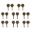 16Pcs Metal Rose Flower Curtain Tie Back Tieback Holders Wall Hooks Decor 1