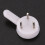 80 Pcs Plastic Heavy Wall Picture Frame Hooks Hangers 3-Pin Small White 7