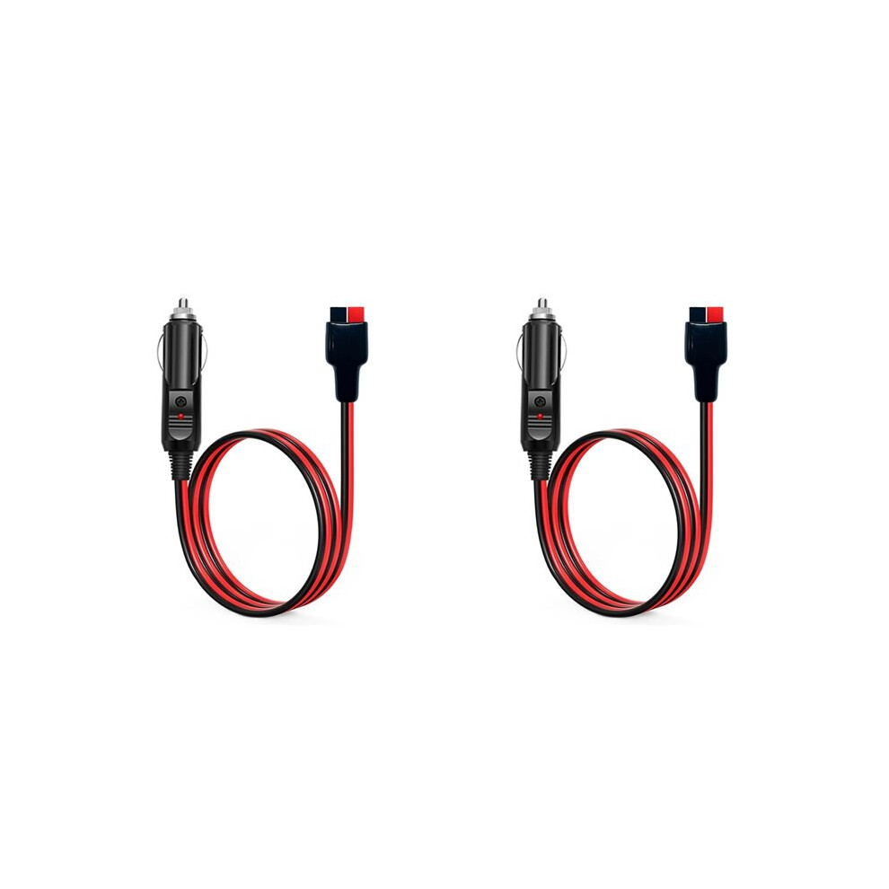 2X Lighter Plug With 45A Connector Extension Cable 14Awg Battery Charger Adapter For Anderson Powerpole Port 1M 6032797491383