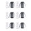 6X Universal Ceiling Fan Lamp Remote Control Kit Adjusted Wind Speed Transmitter Receiver Timing Control  220V 1