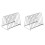 2X Support de Stockage de Support de Disque de Vinyle pour la Fente Du Support 10 de 1
