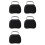 5X Game Controller Storage Case Carrying Travel Protective Case Controller Hard Shell Handbag Protection Holder Black 1