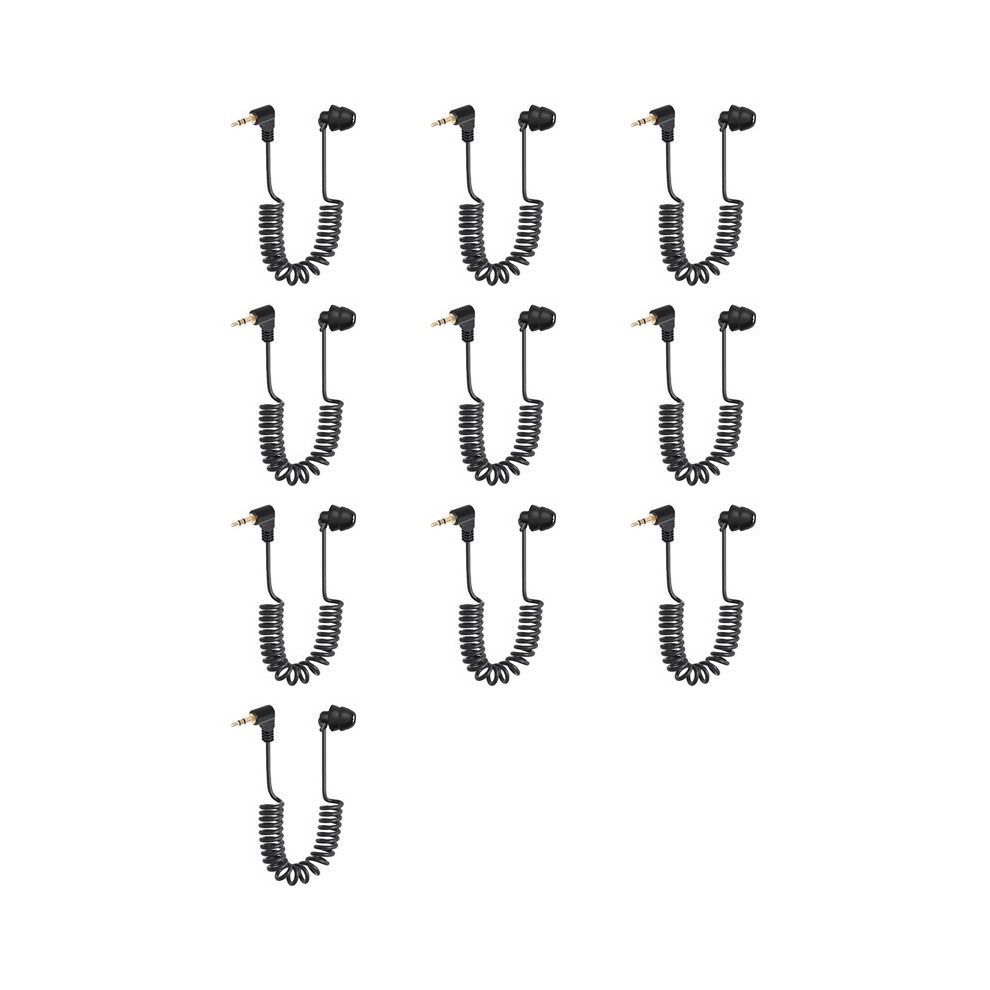 10Pcs 3.5Mm Spring Earphones Single Side Headphones Earbuds Wired Headset For Mobile Phone Mp3 Computer 6031711579916