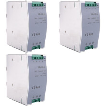 3X DRH-120-24 Switching Power Supply 380AC 120W Single Output 24V Industrial Din Rail Power Supply