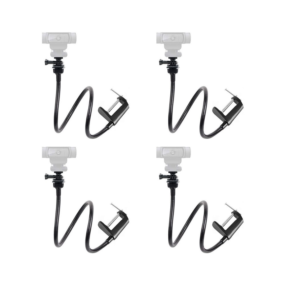 Photos - Projector Mount 4X Camera Bracket with Enhanced Desk Jaw Clamp Flexible Gooseneck Stand for Webcam 4K C925E C922X C922