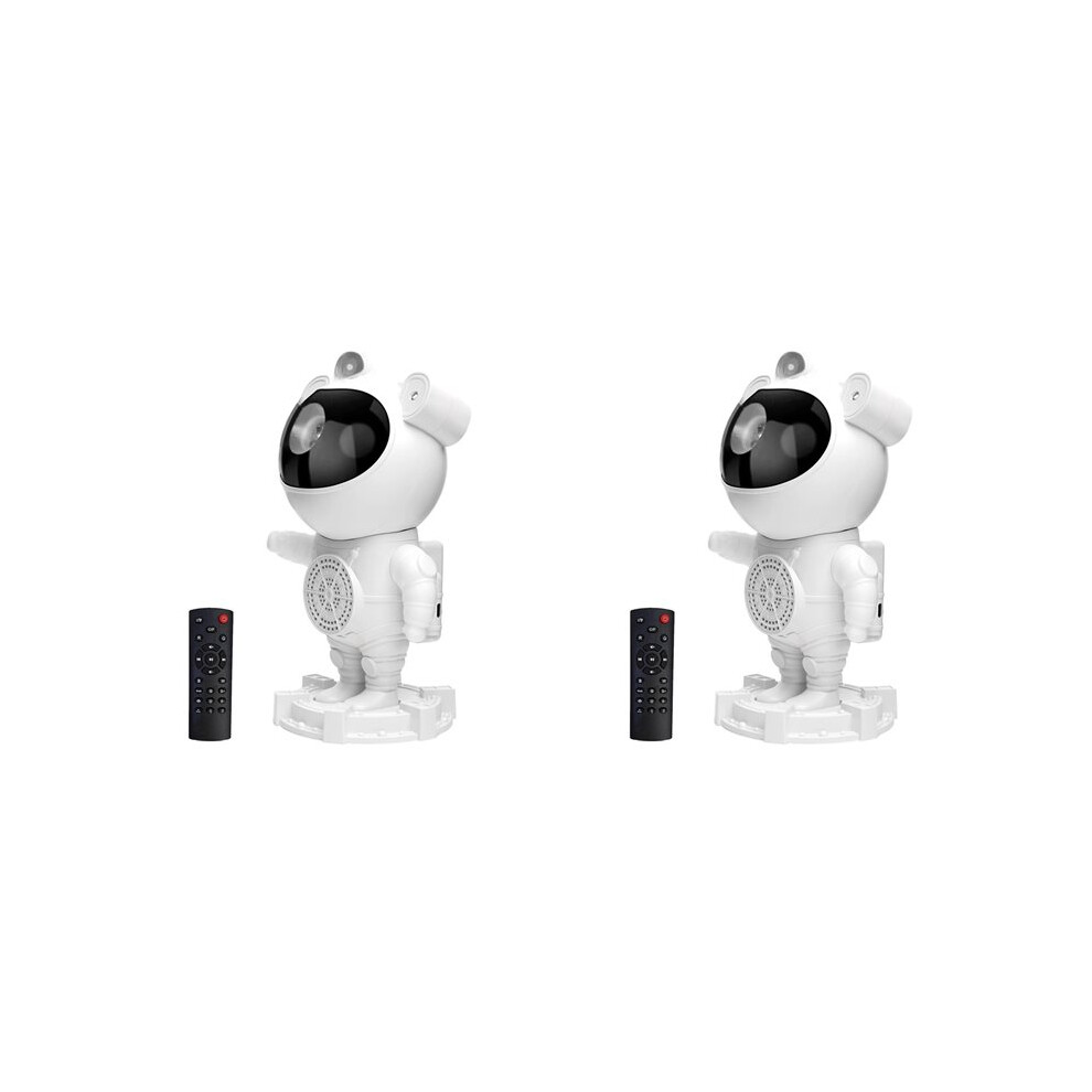 2X Night Star Astronaut Projector With Speaker, Timer, Remote For Bedroom & Gifts Light 4712339834176